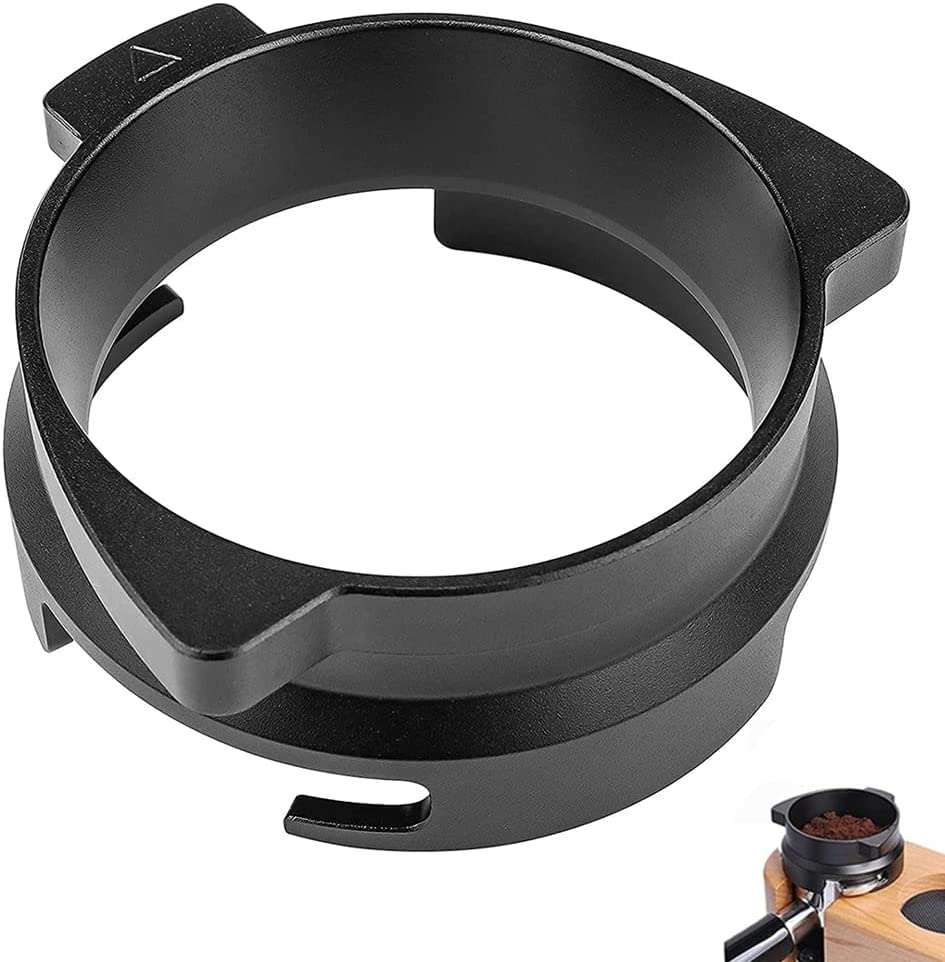 WDDT Coffee Dosing Ring, Universal Coffee Funnel, Stainless Steel, Espresso