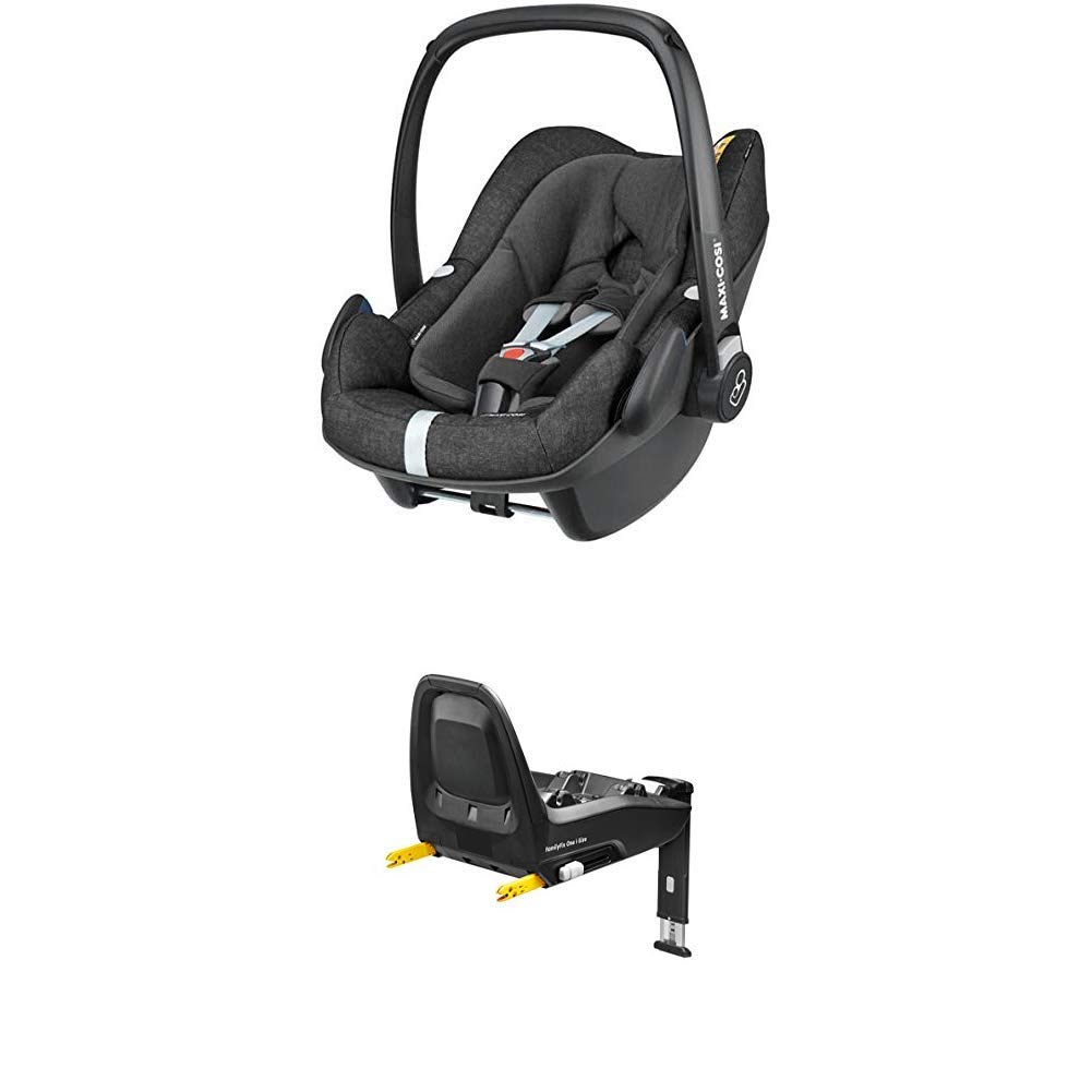 Maxi-Cosi Pebble Plus Baby Seat, Group 0+ i-Size Child Seat (0-13 kg), From Birth To Approximately 12 Months - Suitable For FamilyFix One Base Station