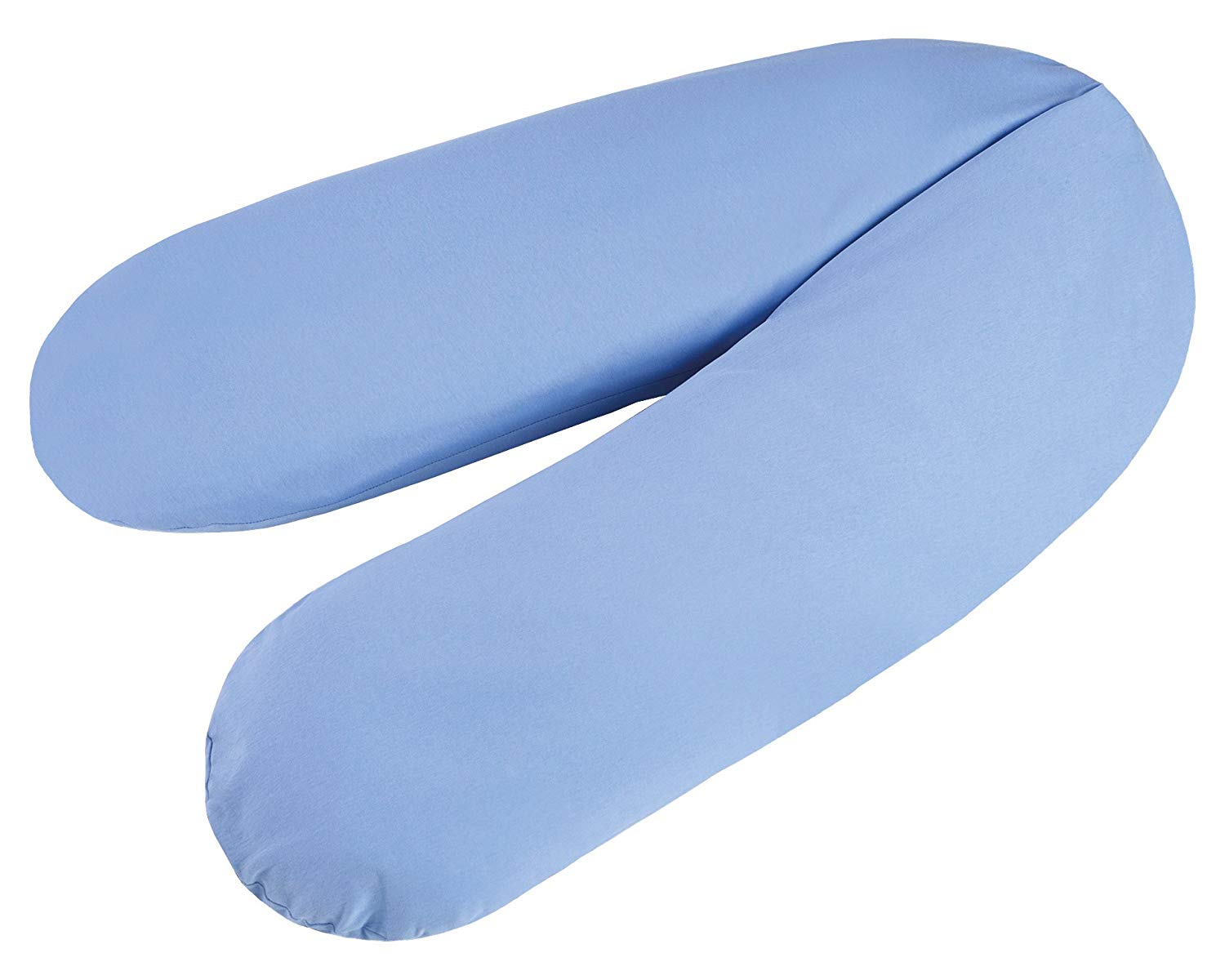 Zöllner Nursing Pillow 190 cm Jersey Bead Filling 42L blue