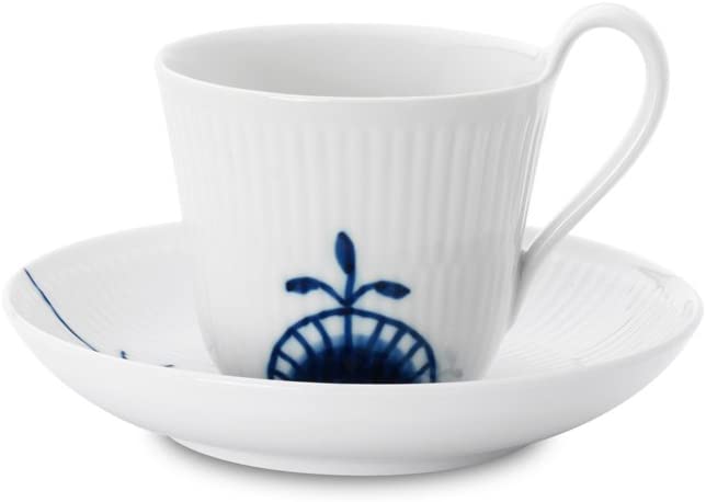 Royal Copenhagen Blue Fluted Mega 240ml Cup and Saucer