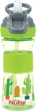 Na by Drinking straw cup Tritan Reflex, green, 360 ml, 1 pc