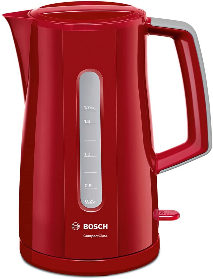 Bosch CompactClass TWK3A014 - kettle - red/gray