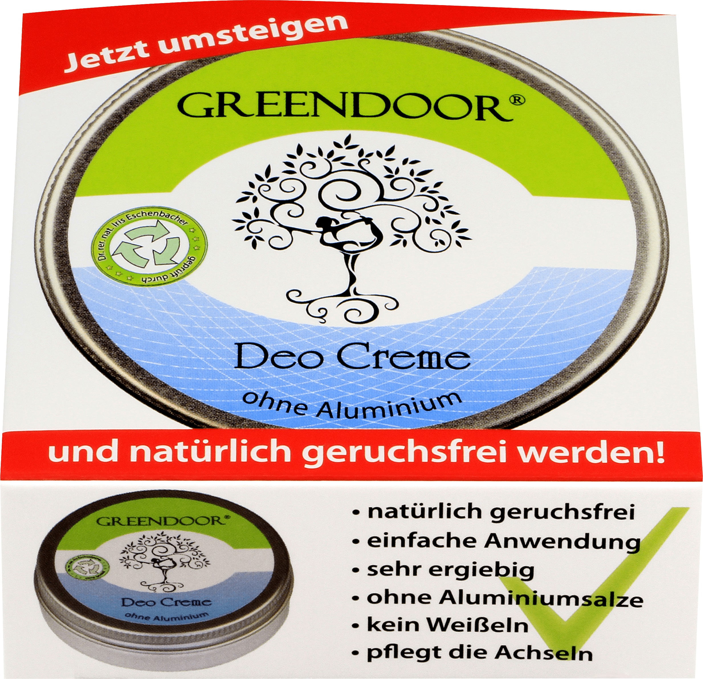 Greendoor Deo Creme, 50 Ml