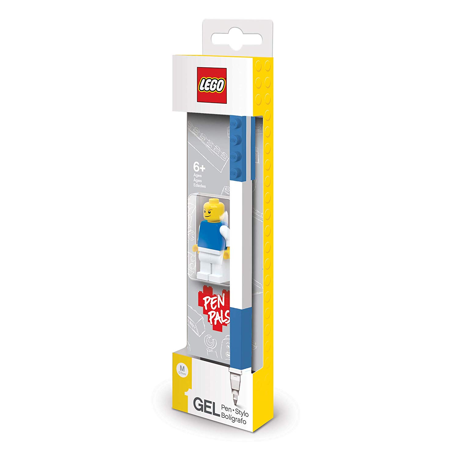 Lego Gel Pen - Blue + Minifigures