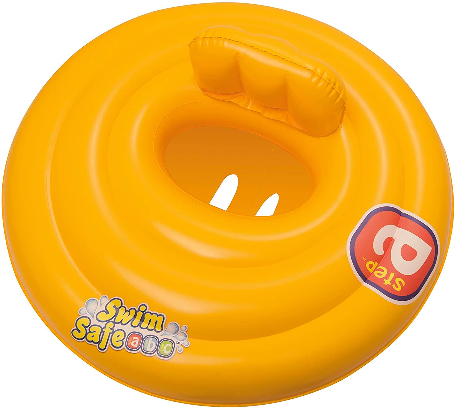 Bestway Swim Safe Round Swimming Seat for 0 - 1 Years, Single, yellow