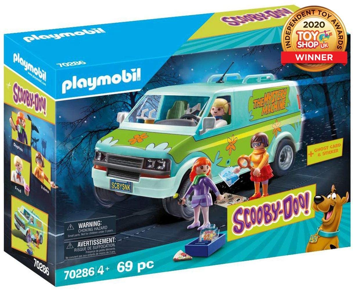 Playmobil 70286 Scooby-Doo Vehicle Set, Multi-Coloured