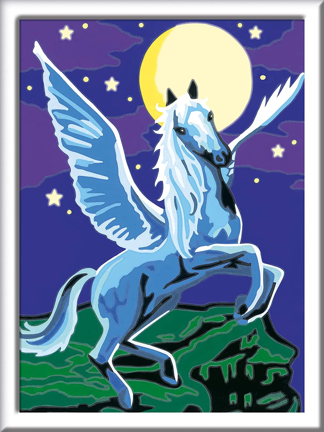 Ravensburger Paint By Numbers, Pegasus In Moonlight, -