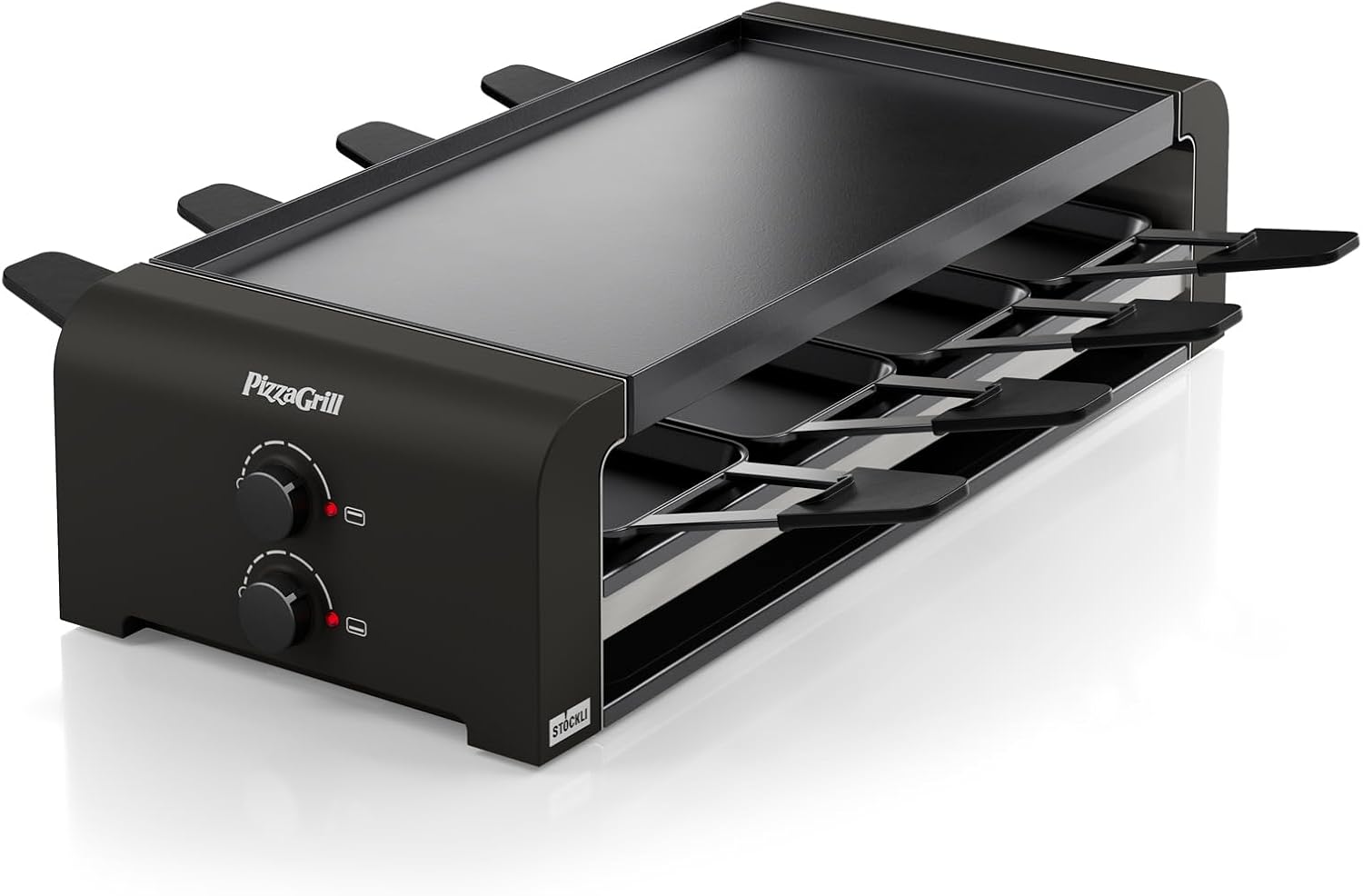Stöckli Raclette PizzaGrill 8 Black