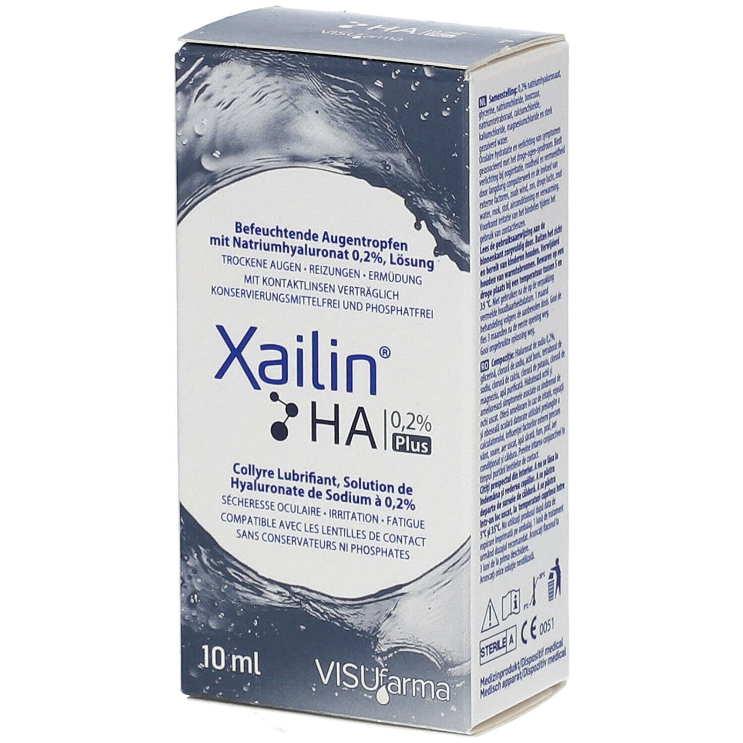 Xailin HA® 0.2 % plus eye drops