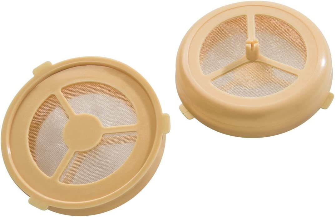 Xavax Permanent pad set of 2 suitable for Philips Senseo and identical coffee pod machines (for loose coffee or tea) dishwasher safe.
