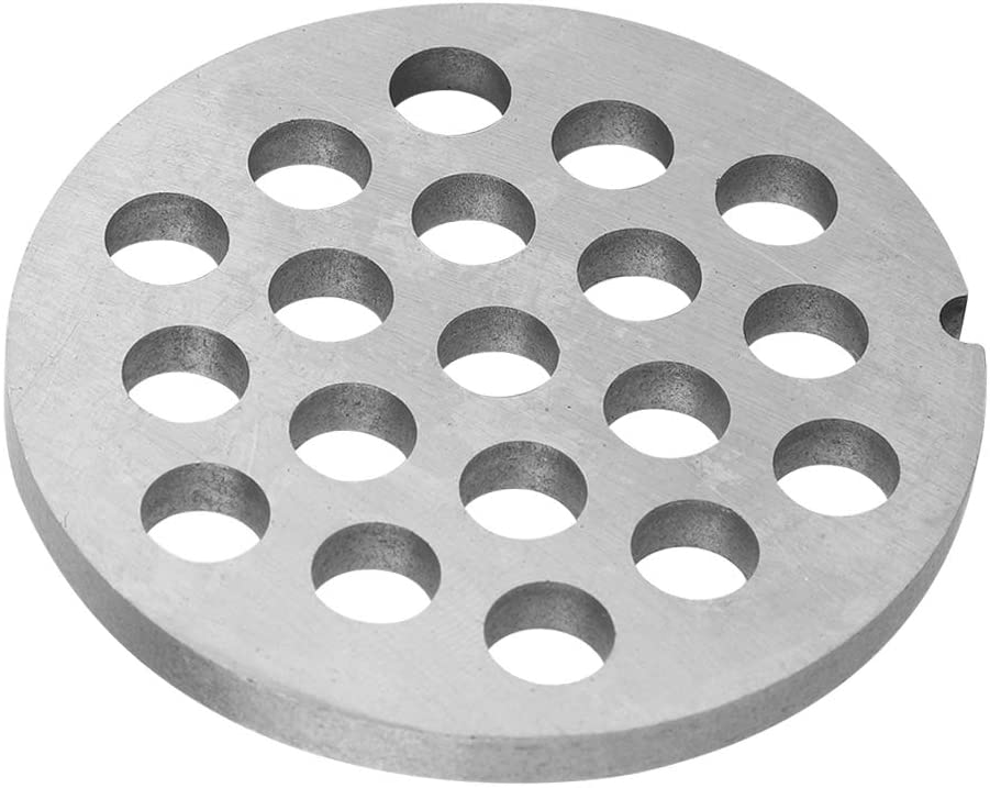 Garosa Mincer Knife Stainless Steel Meat Grinder Plate Disc Knife with Holes Professional Replacement Part Accessory for Grinders (5 mm)