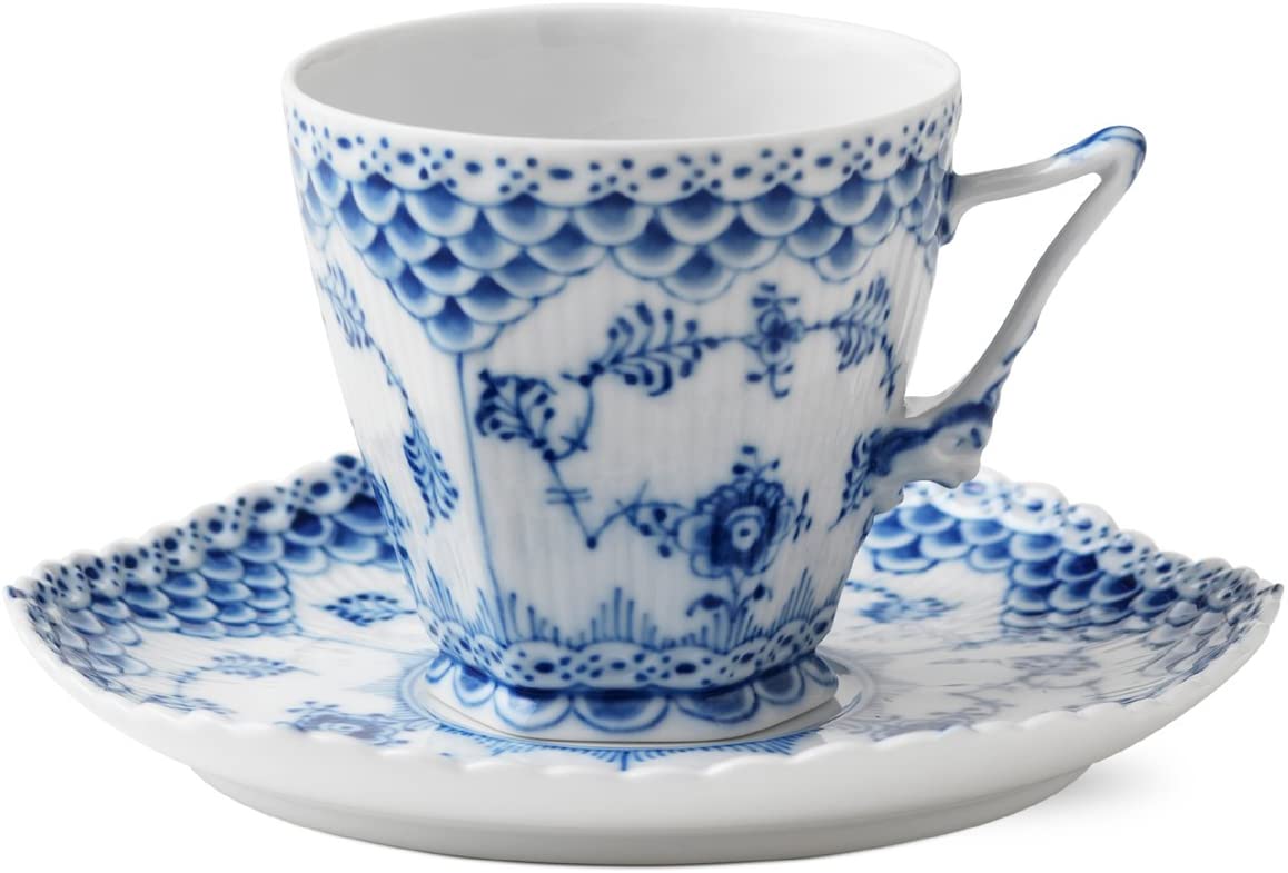 Royal Copenhagen Musselmalet Full Lace Mug 14 cl