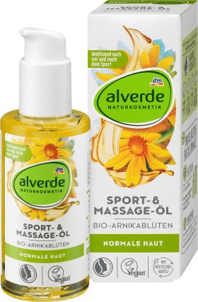 Sports & massage oil organic arnic trille, 100 ml