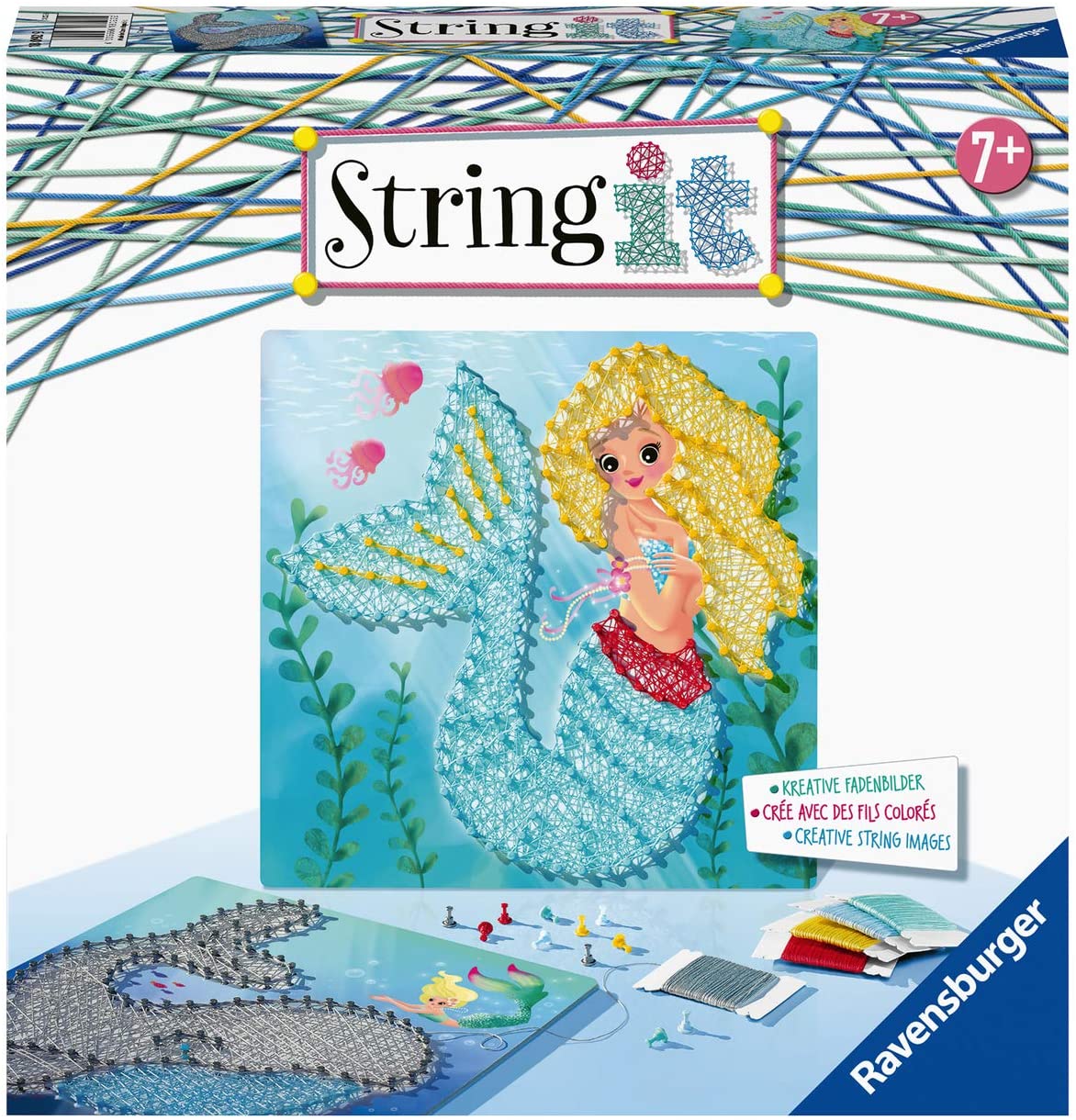 Ravensburger String It Mini Childrens Play Set, Ocean, Multicoloured