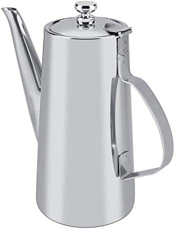 Duokon Elegant 2L Stainless Steel Teapot Tea Coffee Kettle for Silver Restaurant (#2)