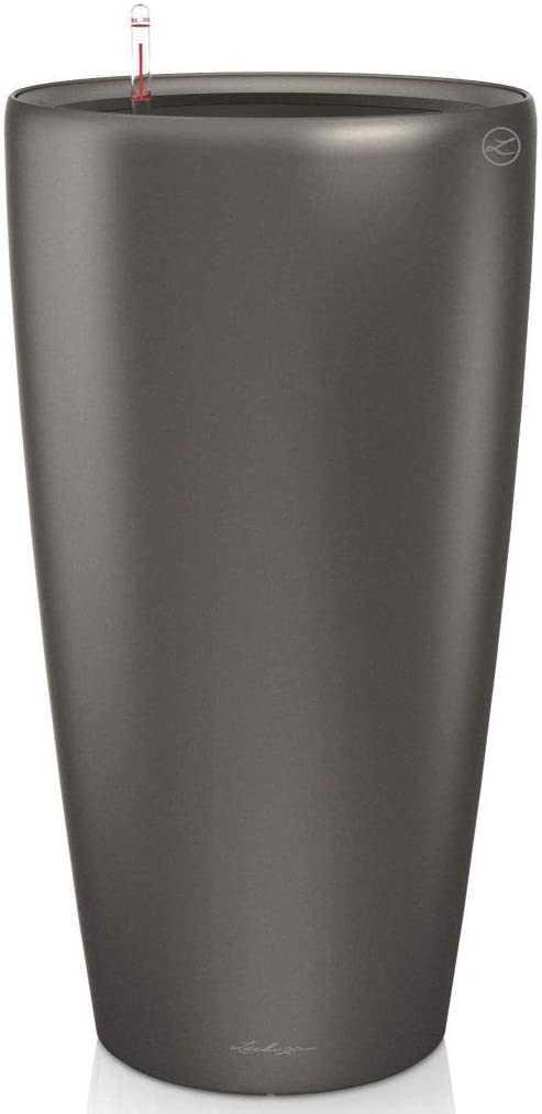 Lechuza Rondo 32 All-In-One Set, Charcoal Metallic