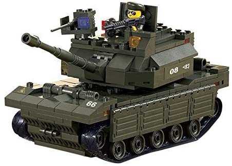 Sluban Building and Construction Blocks M38/B6500 Leading Tank Building Blo