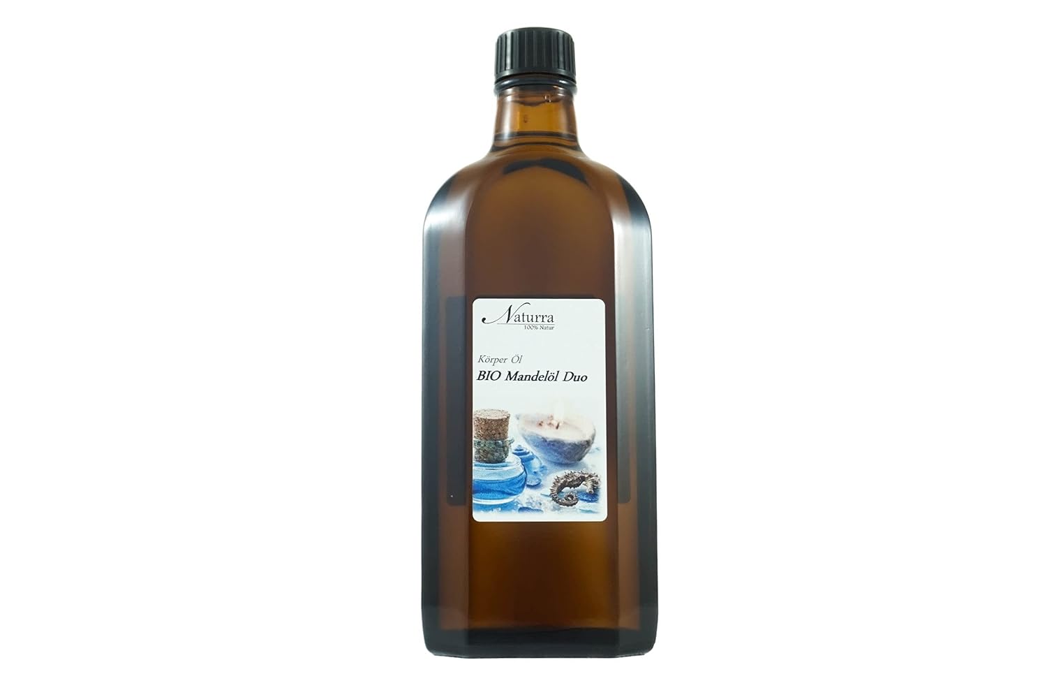Naturra Organic Almond Oil Duo 250 ml with Organic Chia Oil Cold Pressed Unrefined Natural Cosmetics