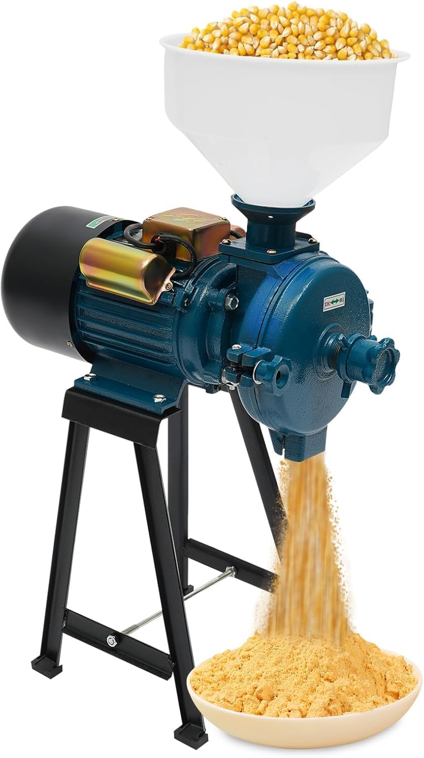 MINRS 2200W Electric Grain Mill Grain Mill Scrap Mill for Cereals Electric Grain Mill Machine Chopper for Grain Corn Straw Feed Scrap Mill