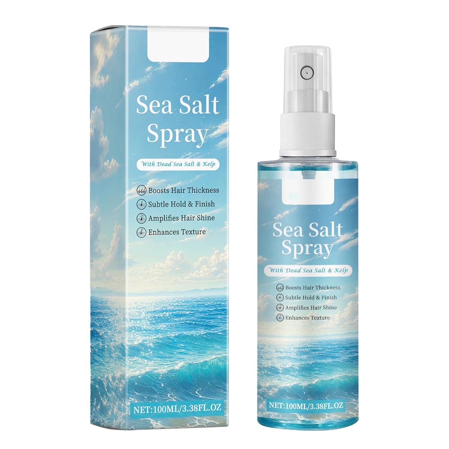 Katyjun 100 ml Based Sea Salt Spray Hair Men, Salt Water Spray Hair for Men Texture Volume