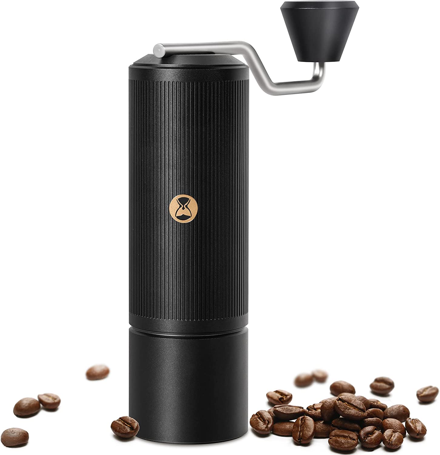 TIMEMORE Premium Manual Coffee Grinder with 42 mm Stainless Steel Cone-Shaped Burr, Hand Coffee Grinder with High Precision, Adjustable Setting, French Press, Coffee for Pouring Mill, Xlite, Black