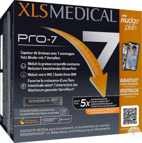 XLS Medical Pro-7 Weight Loss Pineapple Flavor 90 Sticks