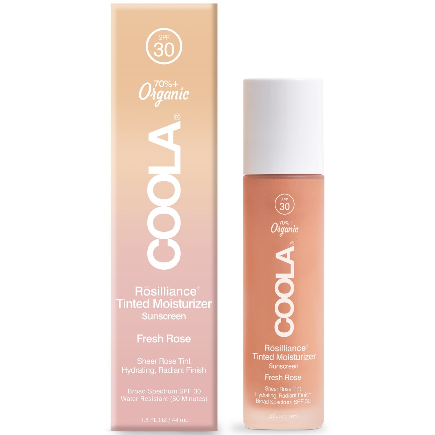 Coola Beauty Rosiliance Organic BB+ Cream SPF 30, Light / Medium
