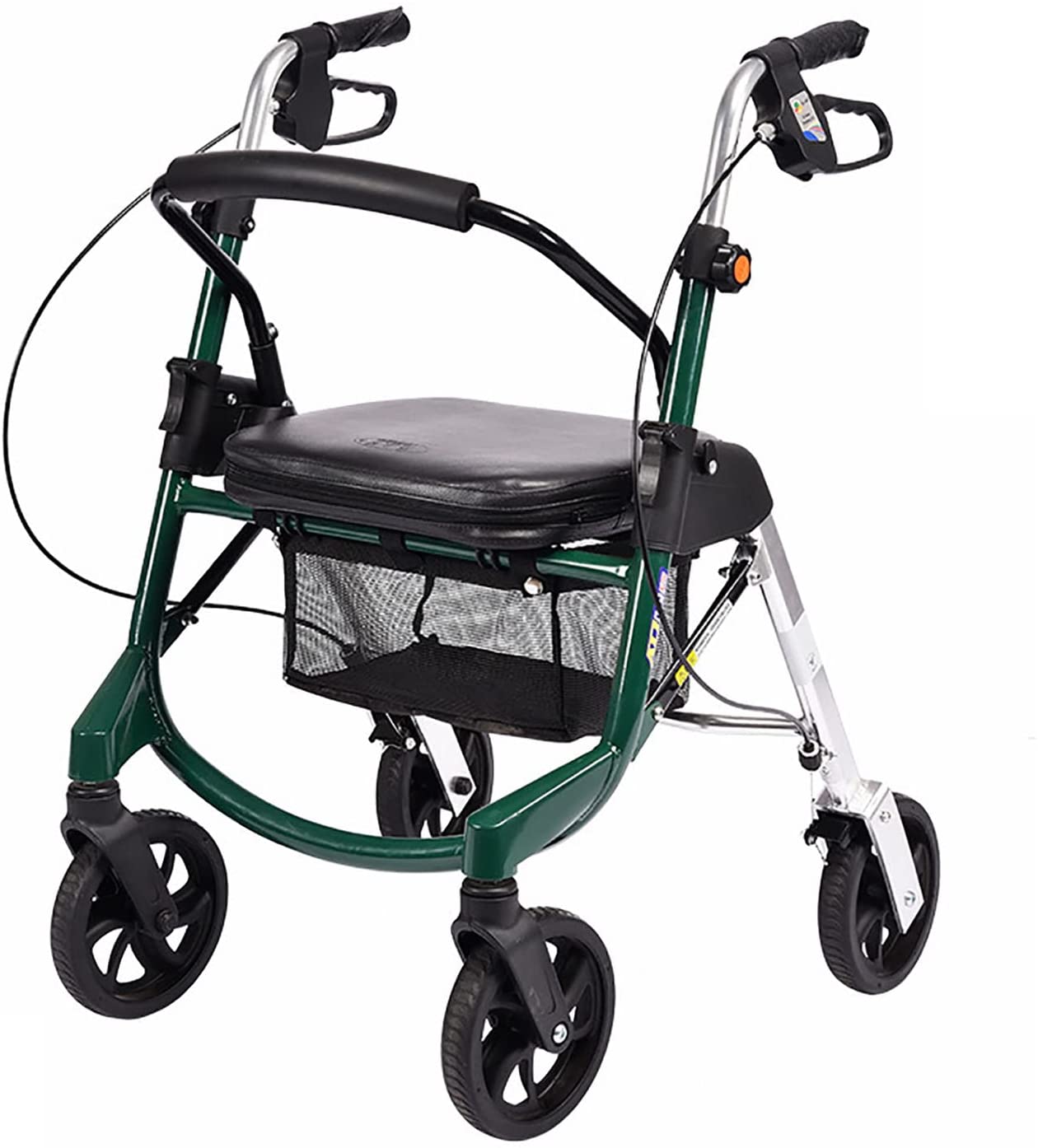 Better Angel HM Foldable and Lightweight Rollator - Foldable and with Seat, Rollator Easy Foldable, Lightweight Rollator, Foldable Walking Aid, Lightweight Rollator