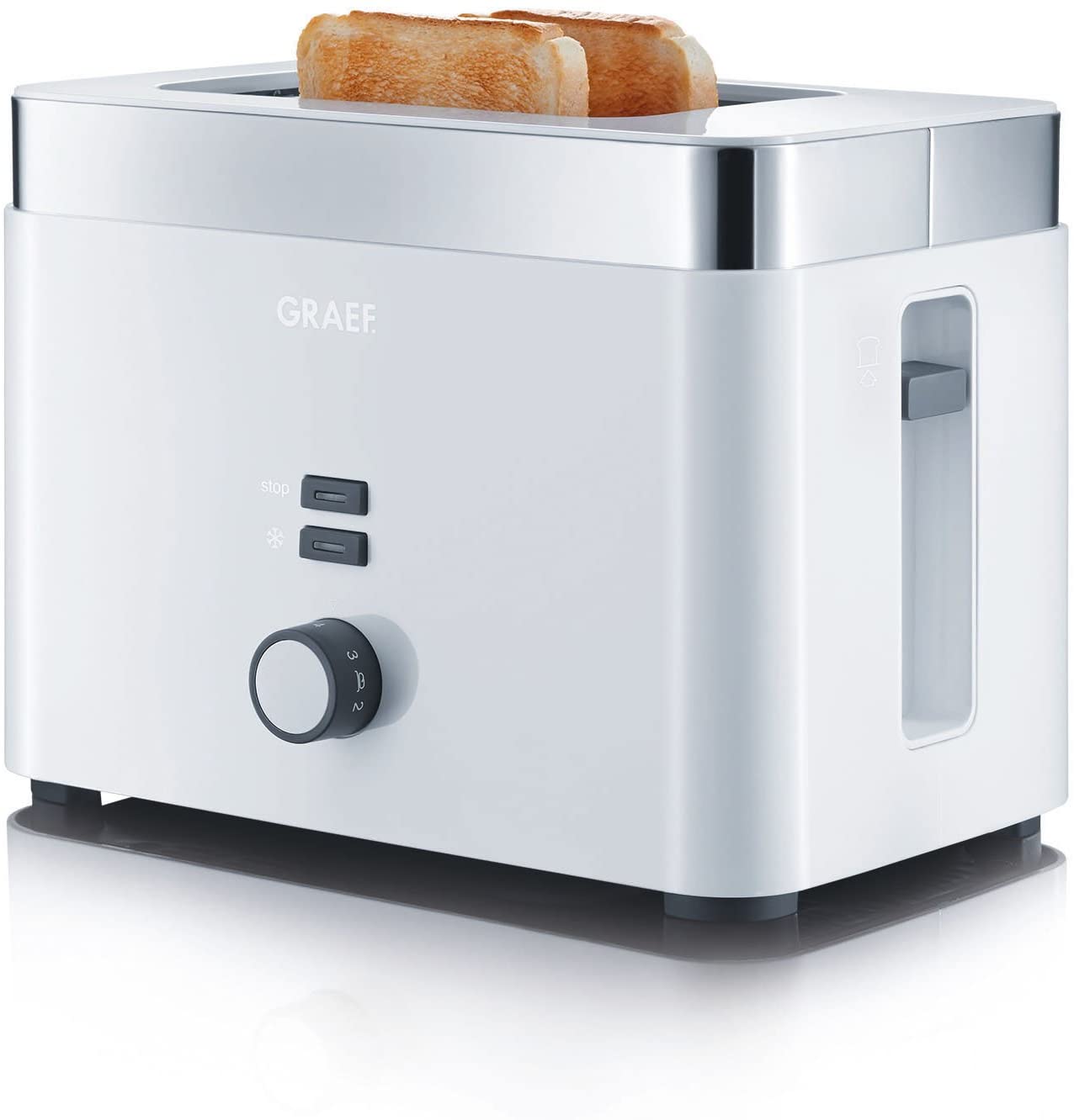 Graef 2 Slice Toaster White - TO61