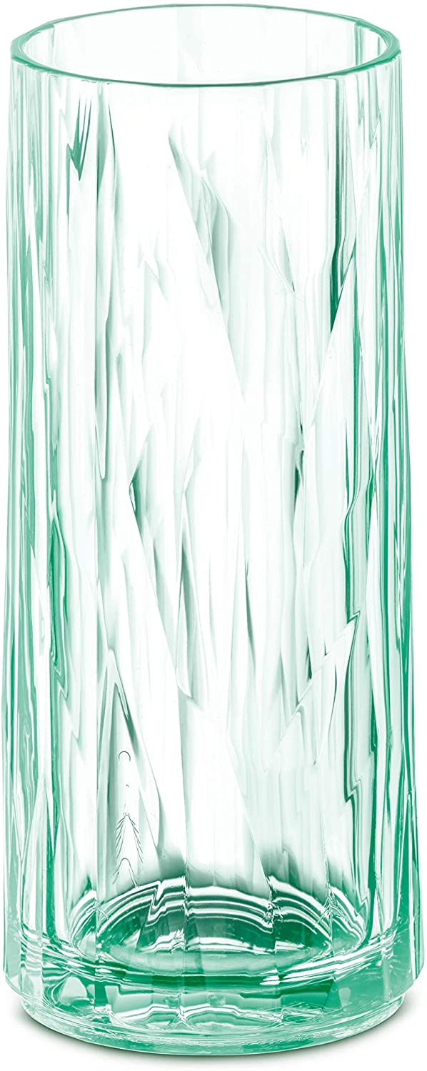Koziol Club No. 3 3403653 Long Drink Glass Transparent Jade