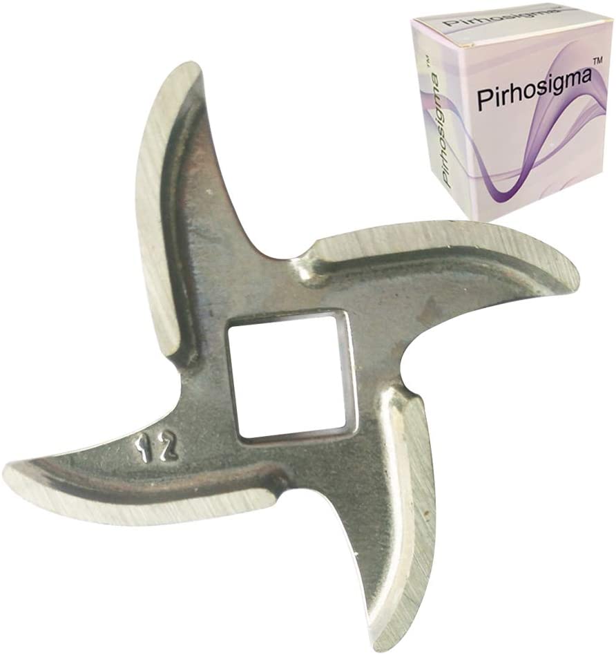 Pirhosigma Stainless Steel Meat Mincer - Size #12
