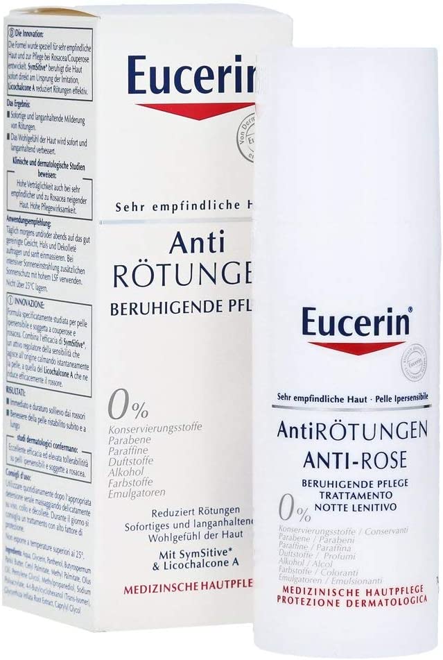 Eucerin Anti-Redness Nourishing Cream 50 ml Pack of 3