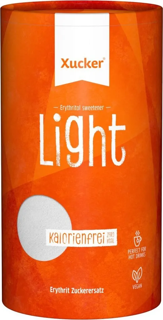 Xucker 100% Erythrit light 1 kg Tafelsüße Dose
