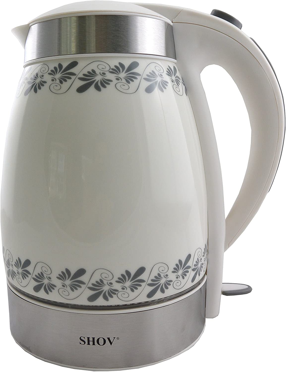 Ceramic Design Kettle with LED Lighting