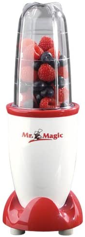 GOURMETmaxx Smoothiemaker Mr. Magic Mixer with Travel Cup, Space-Saving Blender for Smoothies, Cocktails and Sauces, Dishwasher-Safe, A