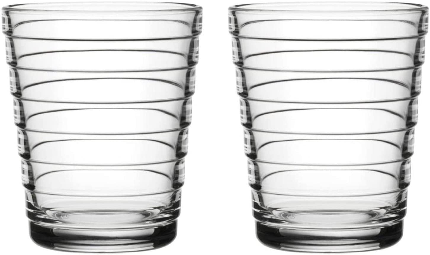 Iittala Aino Aalto Drinking Glasses 33 cl Set of 2 Sea Blue