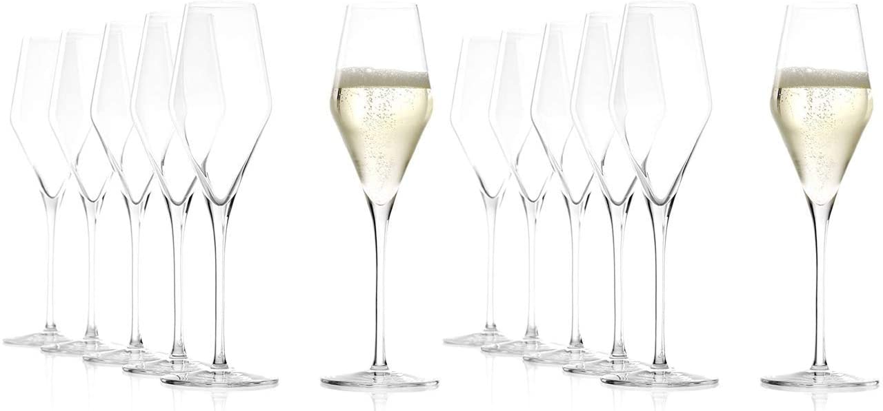 Stölzle Lausitz Quatrophil Champagne Glasses