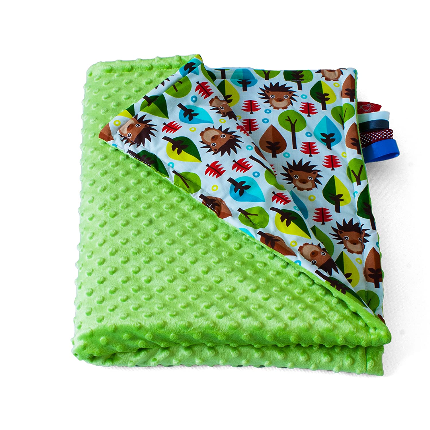 1buy3 Minky Baby Blanket Lined | Plush Blanket | Play Rug | Cuddly Blanket 75 x 100 cm 100cm x 160cm