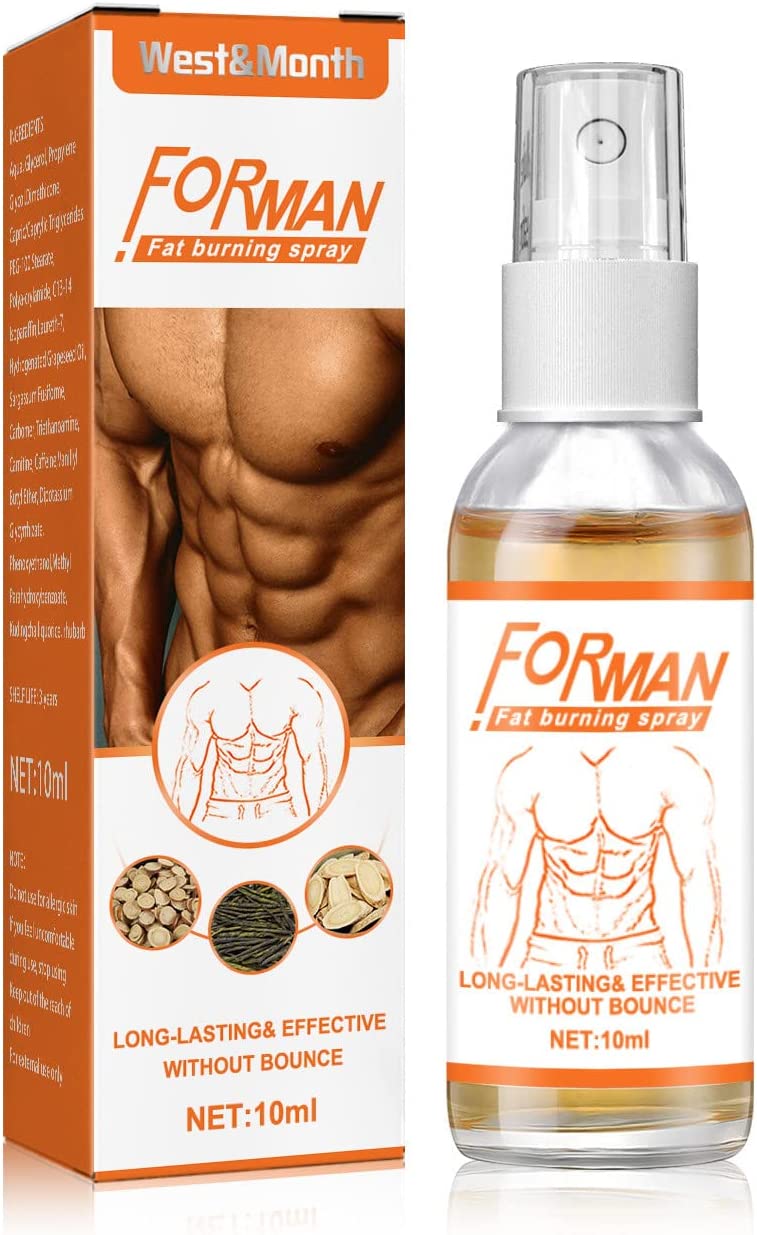 routinfly Men\'s Abs Spray - Gynecomastia Firming Spray Strengthens, Stimulates Breast Fat and Converts It into Pure Elastic Muscle