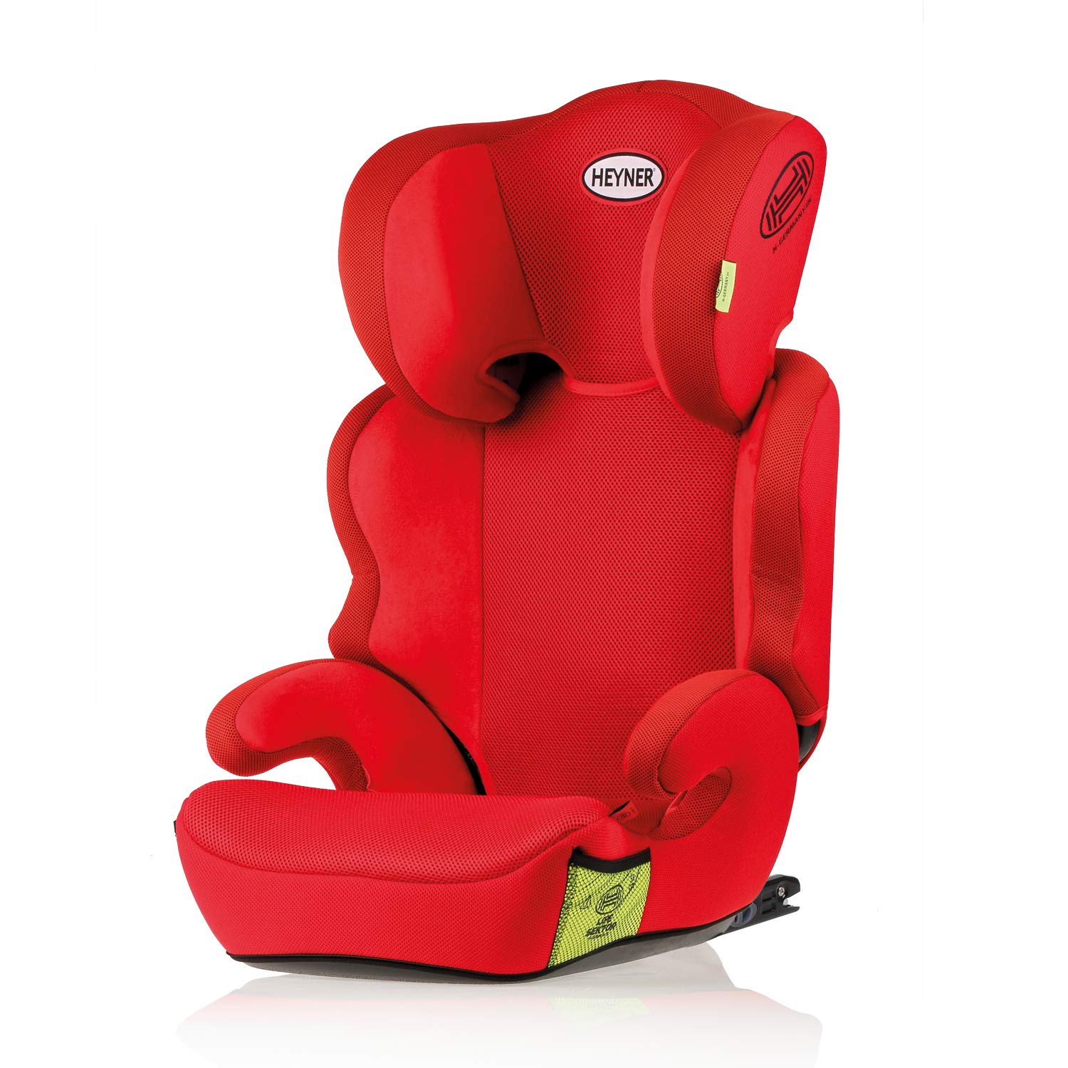 HEYNER® Kids Car Booster Seat Extra Large Booster Seat ISOFIX 15 to 36 kg Group 2.3 95 to 150 cm Red