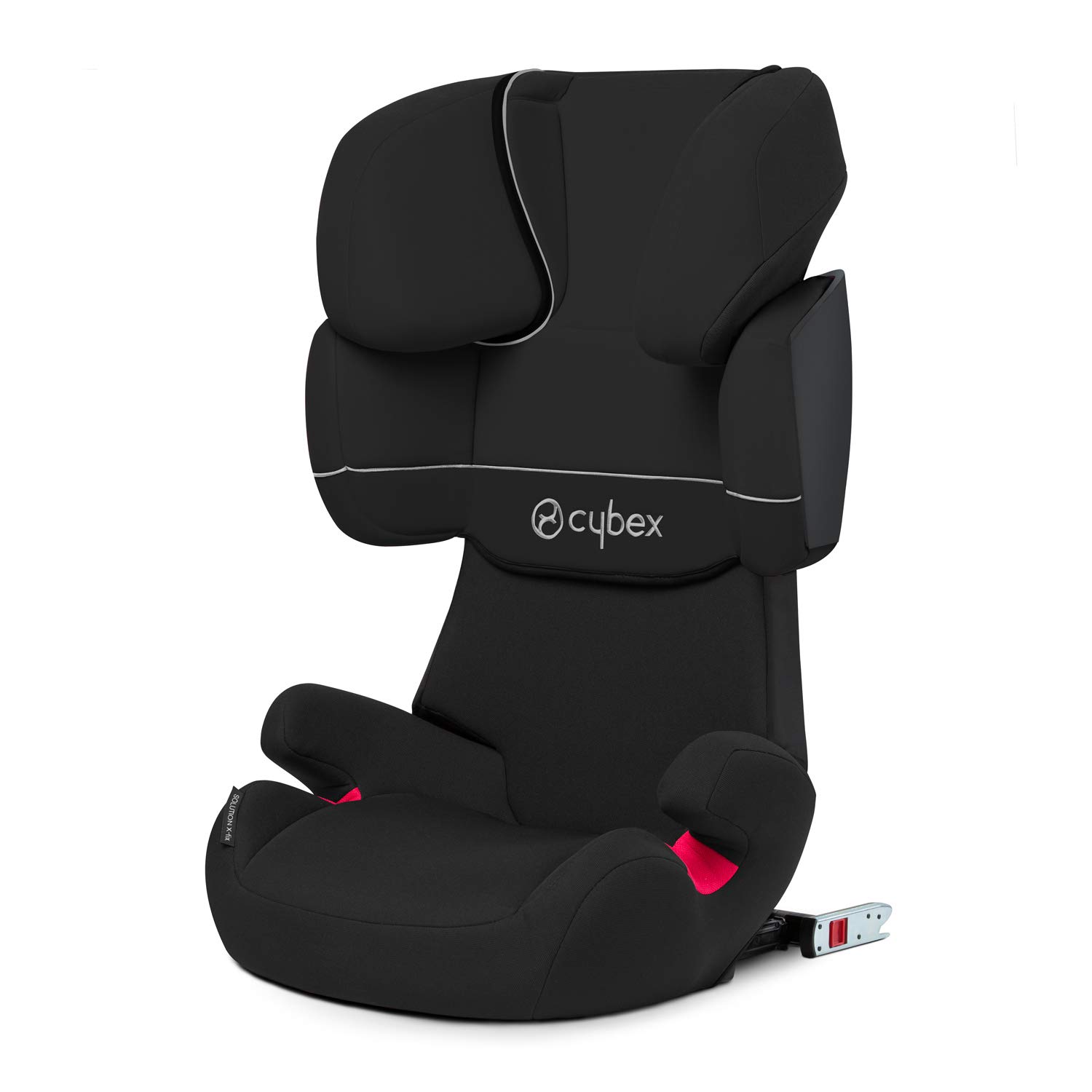 Cybex Silver Solution X-Fix Toddler Car Seat Group 2/ 3 (Pure Black/ Black)