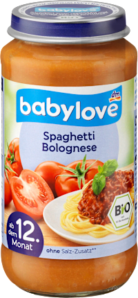 Children's menu Spaghetti Bolognese from 12 months, 250 g