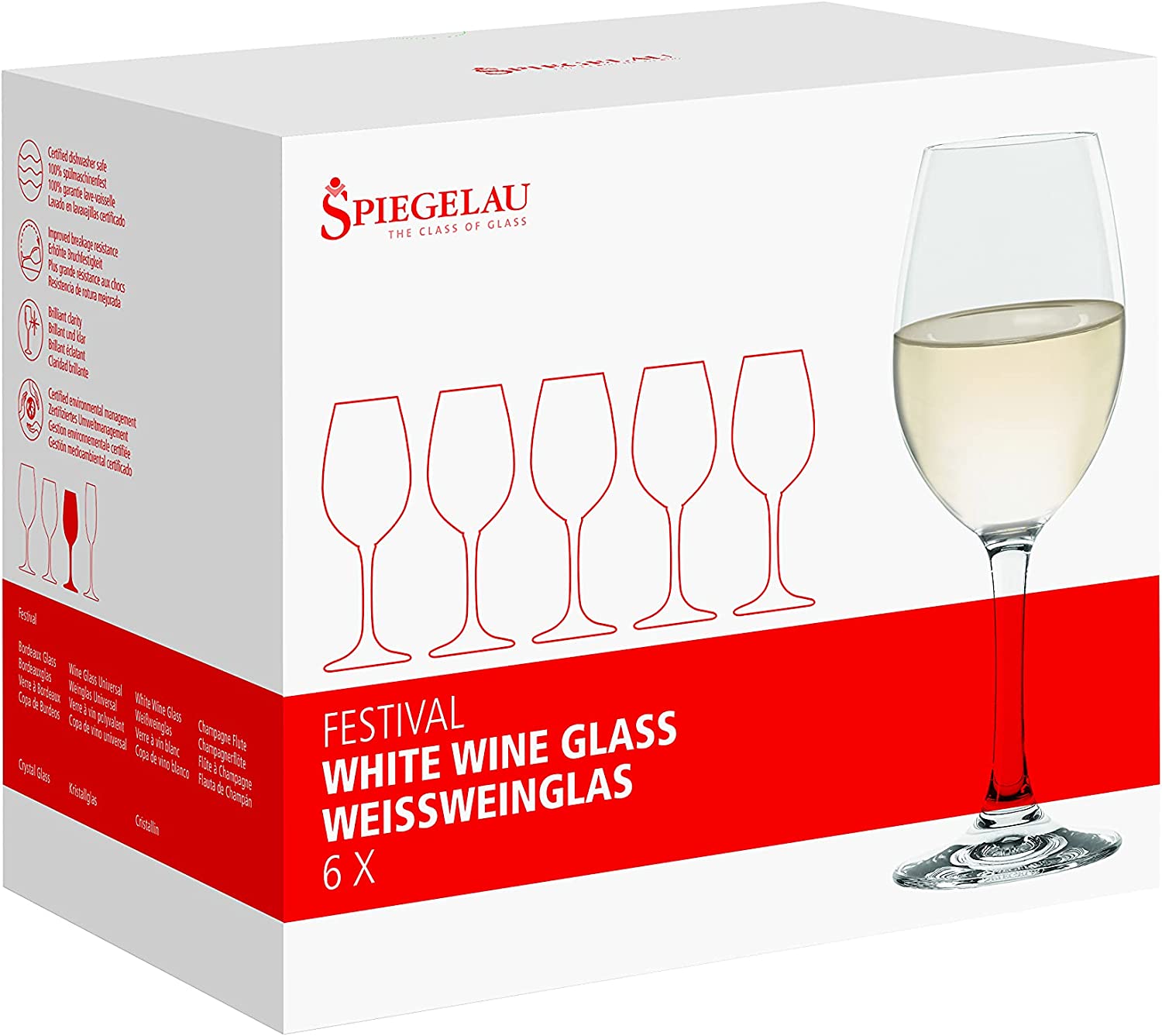Spiegelau & Nachtmann 4020284 White Wine Glass, Glass