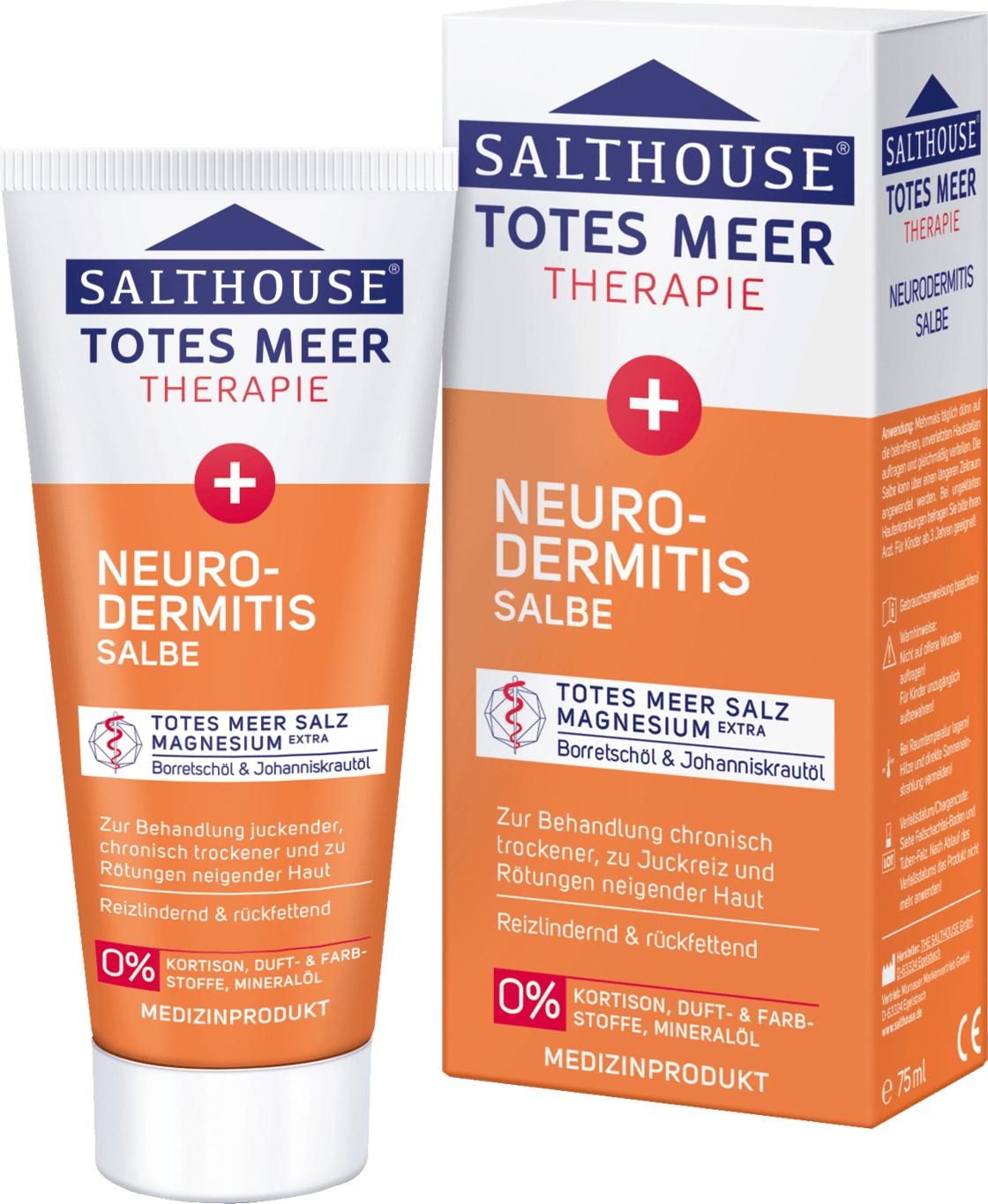 Salthouse Care Cream Dead Sea Therapy Eczema Ointment 75 Ml