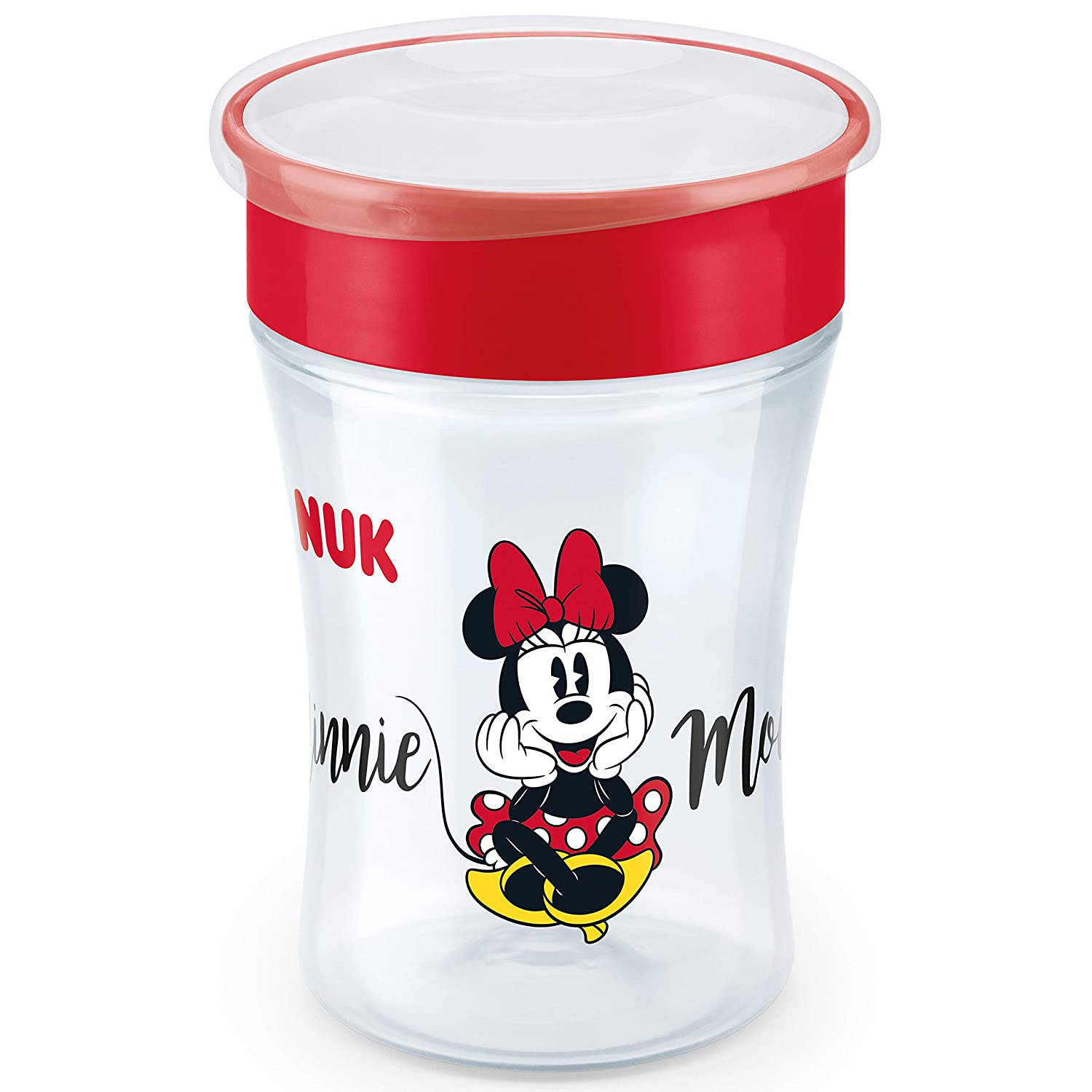 NUK Disney Frozen Magic Cup with Rim 8+ Months BPA-Free 230 ml Leak-Proof Sealing Silicone Disc