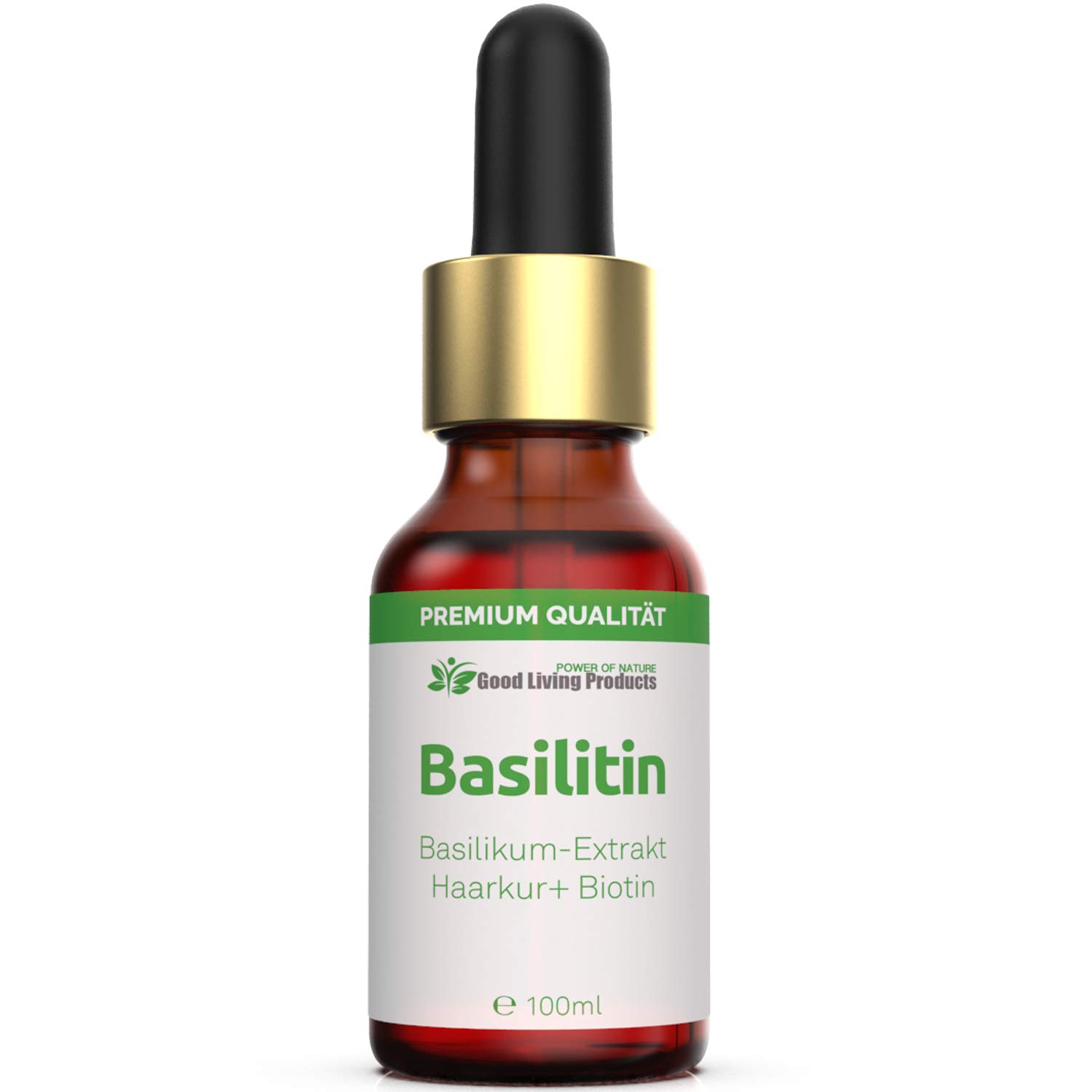 generisch Basilitin Hair Treatment - Basil Extract Hair Treatment with Biotin for Hair Care of Thin, Dry or Brittle Hair (1 x 100 ml) - Basil Oil Hair Treatment