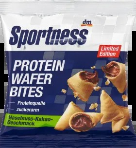 Sportness Protein Wafer Bites, hazelnut-cocoa flavor, 30 g