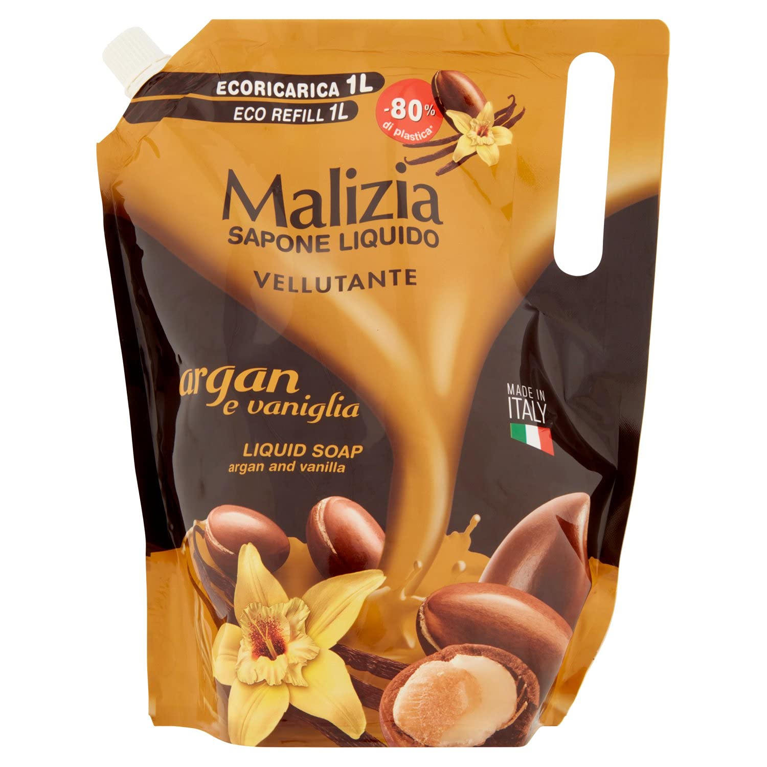 Malizia Sapone liquido Argan 1 Lt RICARICA