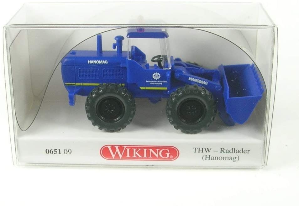 Wiking 065109 Thw Wheel Loader (Hanomag) Miniature Model 1:87