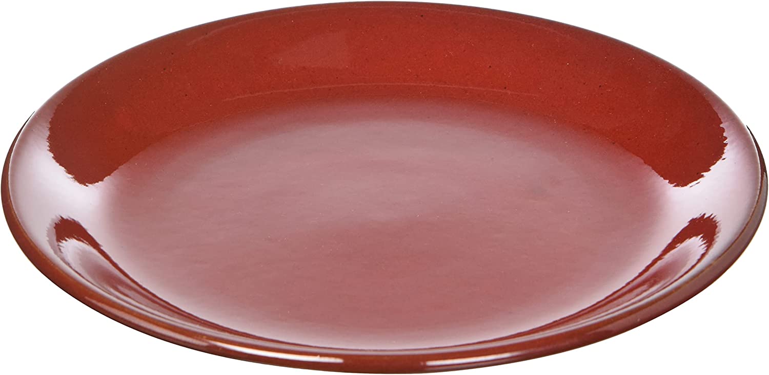 Kuhn Rikon Dining Plate, Fits to the Caquelon Classic, Red Clay, Red, Ø 19 cm, 32091